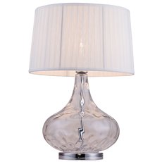 Настольная лампа с арматурой хрома цвета, плафонами белого цвета Lucia Tucci Harrods T930.1