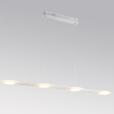 Светильник с пластиковыми плафонами белого цвета Lucia Tucci MODENA 169.4 LED