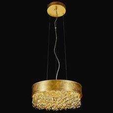 Светильник с арматурой золотого цвета, плафонами прозрачного цвета Lucia Tucci fabian 1551.12 oro LED