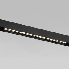 Шинная система с металлическими плафонами чёрного цвета Elektrostandard Slim Magnetic SL03 Трековый светильник 18W 4200K (черный) 85006/01