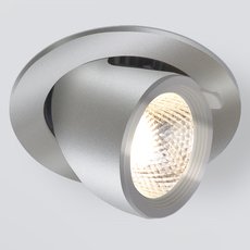 Точечный светильник с металлическими плафонами серебряного цвета Elektrostandard 9918 LED 9W 4200K серебро