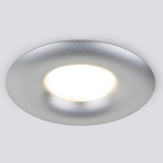 Встраиваемый точечный светильник Elektrostandard 123 MR16 серебро