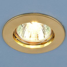 Точечный светильник с металлическими плафонами Elektrostandard 863 MR16 GD золото