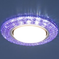 Точечный светильник с пластиковыми плафонами Elektrostandard 3030 GX53 VL фиолетовый
