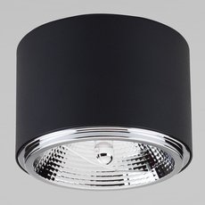 Точечный светильник с арматурой чёрного цвета, металлическими плафонами TK Lighting 3366 Moris Black