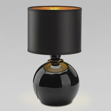 Настольная лампа с арматурой чёрного цвета, плафонами чёрного цвета TK Lighting 5068 Palla