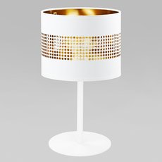 Настольная лампа с текстильными плафонами белого цвета TK Lighting 5056 Tago White
