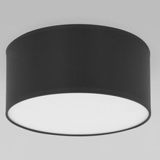 Светильник с арматурой чёрного цвета, текстильными плафонами TK Lighting 1088 Rondo Black