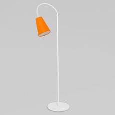Торшер с арматурой белого цвета, плафонами оранжевого цвета TK Lighting 3082 Wire Colour