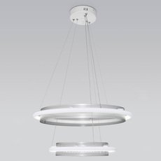 Светильник с металлическими плафонами серого цвета Eurosvet 90241/2 белый/ серебро Smart