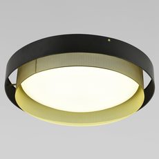 Потолочный светильник Eurosvet 90287/1 чёрный/золото Smart