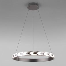 Светильник с арматурой чёрного цвета Eurosvet 90164/1 сатин-никель