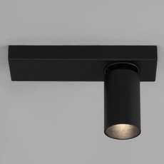 Спот с арматурой чёрного цвета, металлическими плафонами Eurosvet 20139/1 LED черный
