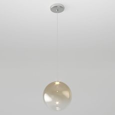 Светильник с стеклянными плафонами янтарного цвета Eurosvet 50230/1 LED янтарный