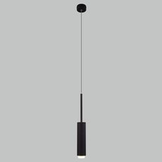 Светильник с арматурой чёрного цвета, металлическими плафонами Eurosvet 50203/1 LED черный