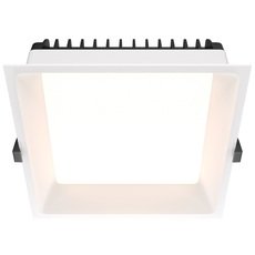 Точечный светильник с плафонами белого цвета Maytoni DL056-24W4K-W