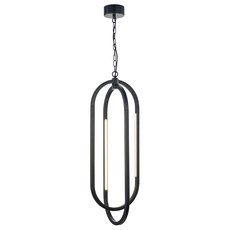 Светильник с металлическими плафонами чёрного цвета Favourite 4009-4P