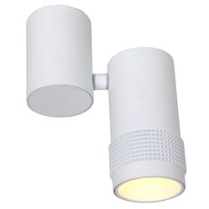 Точечный светильник с арматурой белого цвета, металлическими плафонами Favourite 2453-1U
