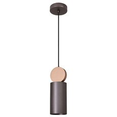 Светильник с арматурой коричневого цвета, металлическими плафонами Favourite 2215-1P