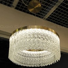 Светильник с стеклянными плафонами прозрачного цвета Cloyd 10879