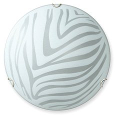 Настенно-потолочный светильник с арматурой белого цвета, стеклянными плафонами Vitaluce V6006/1A