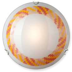 Настенно-потолочный светильник с арматурой хрома цвета, стеклянными плафонами Vitaluce V6419/1A