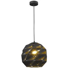 Светильник с арматурой чёрного цвета, металлическими плафонами Wertmark WE266.01.026