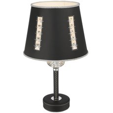 Настольная лампа с арматурой чёрного цвета, плафонами чёрного цвета Wertmark WE392.01.024