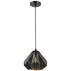Светильник с металлическими плафонами чёрного цвета Velante 383-026-01