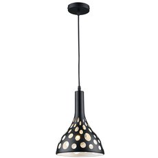 Светильник с арматурой чёрного цвета, металлическими плафонами Velante 243-026-01
