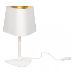 Настольная лампа с текстильными плафонами белого цвета Loft IT LOFT1163T-WH