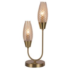 Настольная лампа с стеклянными плафонами Escada 10165/2 Copper