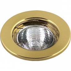 Точечный светильник с плафонами золотого цвета Escada 111002