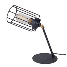 Настольная лампа с арматурой чёрного цвета, металлическими плафонами Vitaluce V4564-1/1L