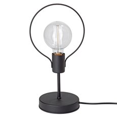 Настольная лампа с арматурой чёрного цвета, плафонами чёрного цвета Vitaluce V4435-1/1L