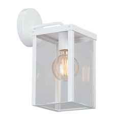 Светильник для уличного освещения с арматурой белого цвета, стеклянными плафонами Vitaluce V8002-0/1A