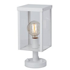 Светильник для уличного освещения с арматурой белого цвета, стеклянными плафонами Vitaluce V8002-0/1L