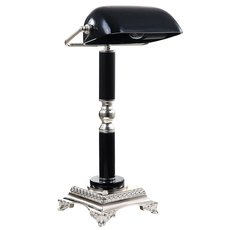 Настольная лампа с арматурой чёрного цвета, плафонами чёрного цвета Vitaluce V2909/1L