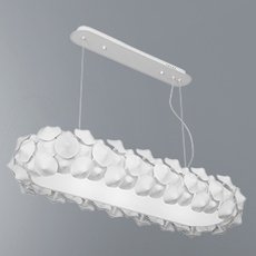 Светильник с арматурой белого цвета, пластиковыми плафонами Vitaluce V4698-0/1S