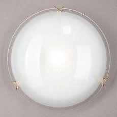 Настенно-потолочный светильник с арматурой белого цвета, плафонами белого цвета Vitaluce V6281/1A