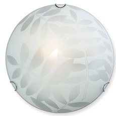Настенно-потолочный светильник с арматурой белого цвета, стеклянными плафонами Vitaluce V6423/1A