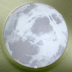 Настенно-потолочный светильник с арматурой белого цвета, плафонами белого цвета Vitaluce V6241/1A