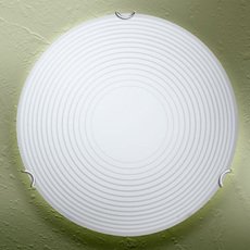 Настенно-потолочный светильник с арматурой белого цвета, стеклянными плафонами Vitaluce V6318/2A