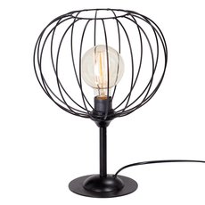 Настольная лампа с арматурой чёрного цвета, плафонами чёрного цвета Vitaluce V4349-1/1L