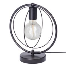 Настольная лампа с арматурой чёрного цвета Vitaluce V4328-1/1L