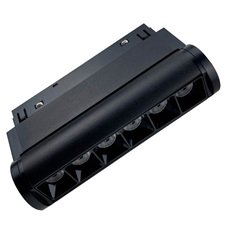 Шинная система с металлическими плафонами чёрного цвета Vitaluce VT0200044-01.1