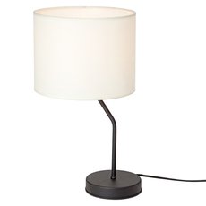 Настольная лампа с арматурой чёрного цвета, плафонами белого цвета Vitaluce V4432-1/1L