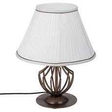 Настольная лампа с плафонами белого цвета Vitaluce V1626/1L