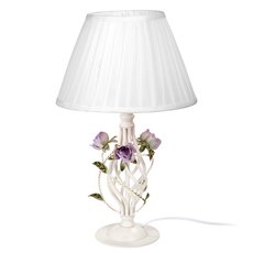 Настольная лампа с плафонами белого цвета Vitaluce V1790-0/1L