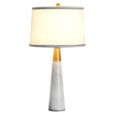 Настольная лампа с арматурой латуни цвета, плафонами белого цвета BLS 21375